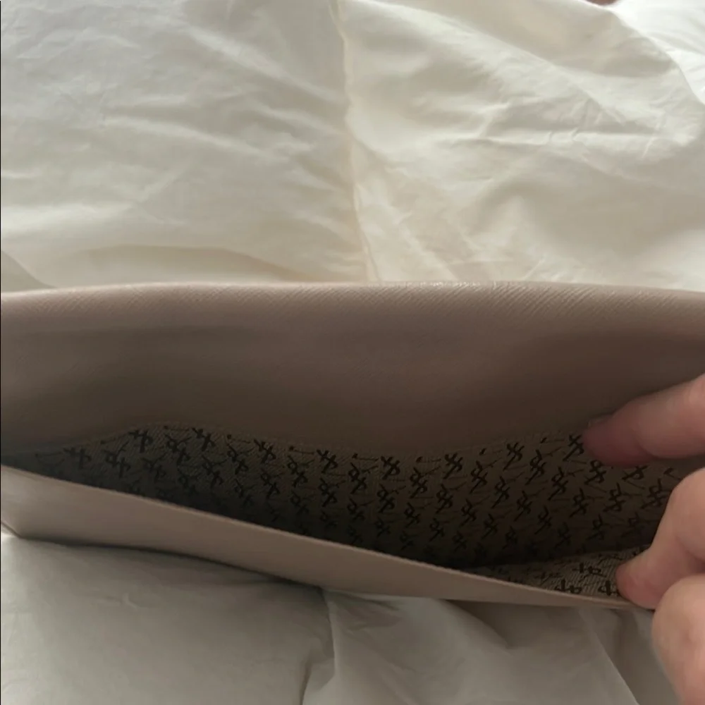 Elegant Tan Envelope Clutch - Picture 5 of 5